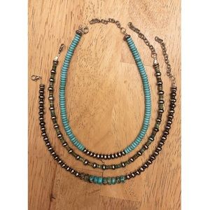 Navajo pearl and turquoise choker